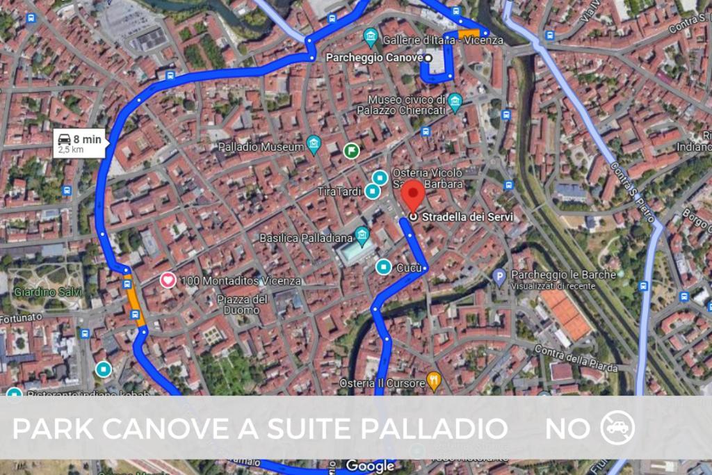 Suite Palladio Centro Vicenza A 2 Passi Da Piazza Dei Signori Check-In Veloce Zewnętrze zdjęcie